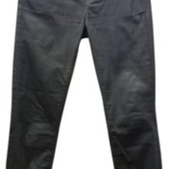 J Brand black coated Denim Leather Look jeggings 25 - Picture 6 of 8